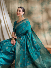 Womens Fashion Ethnic Blue Color Sarees-MLSHWSA1502BLU0ONE